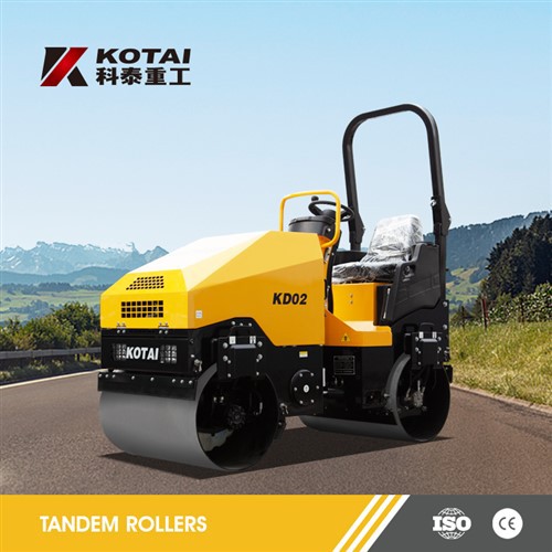 2 tonna Tandem trommurúlla