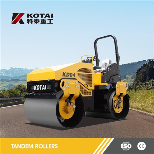 4 tonna Tandem trommurúlla